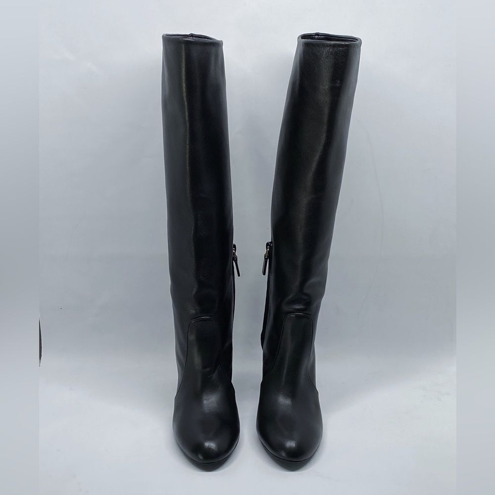 Stuart Weitzman Block Heel Mid Calf Boot Size 6 - image 2